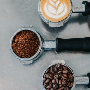 Erogatore di caffè espresso.